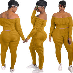 New Arrivals LS Curves Sweater Women's Plus Size Sets