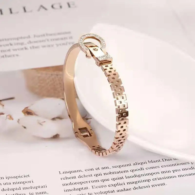 Cuffs Bracelets for Women Stainless Steel - Accessories