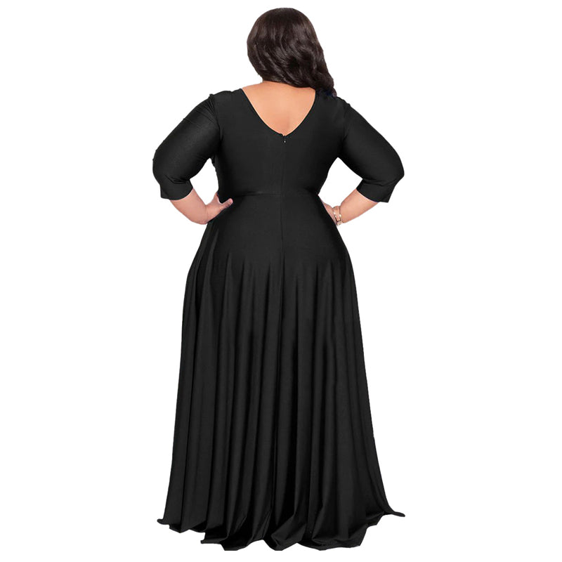LS Curves  Women's Casual Maxi Dress