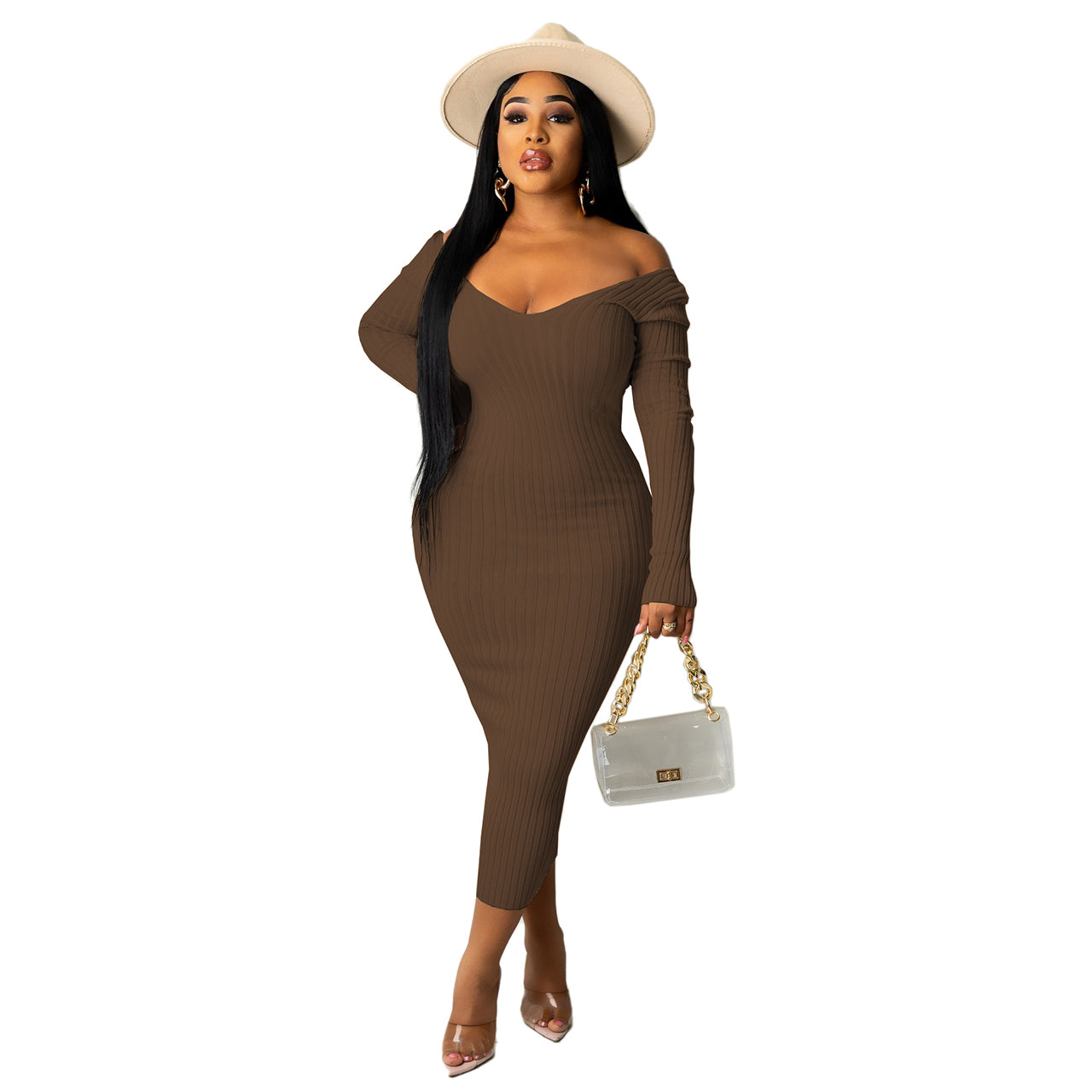 Suspender Vestidos Largos Bodycon Womens Clothing Plus Size Women Long Dress Women 2021 Fall Sexy Dresses