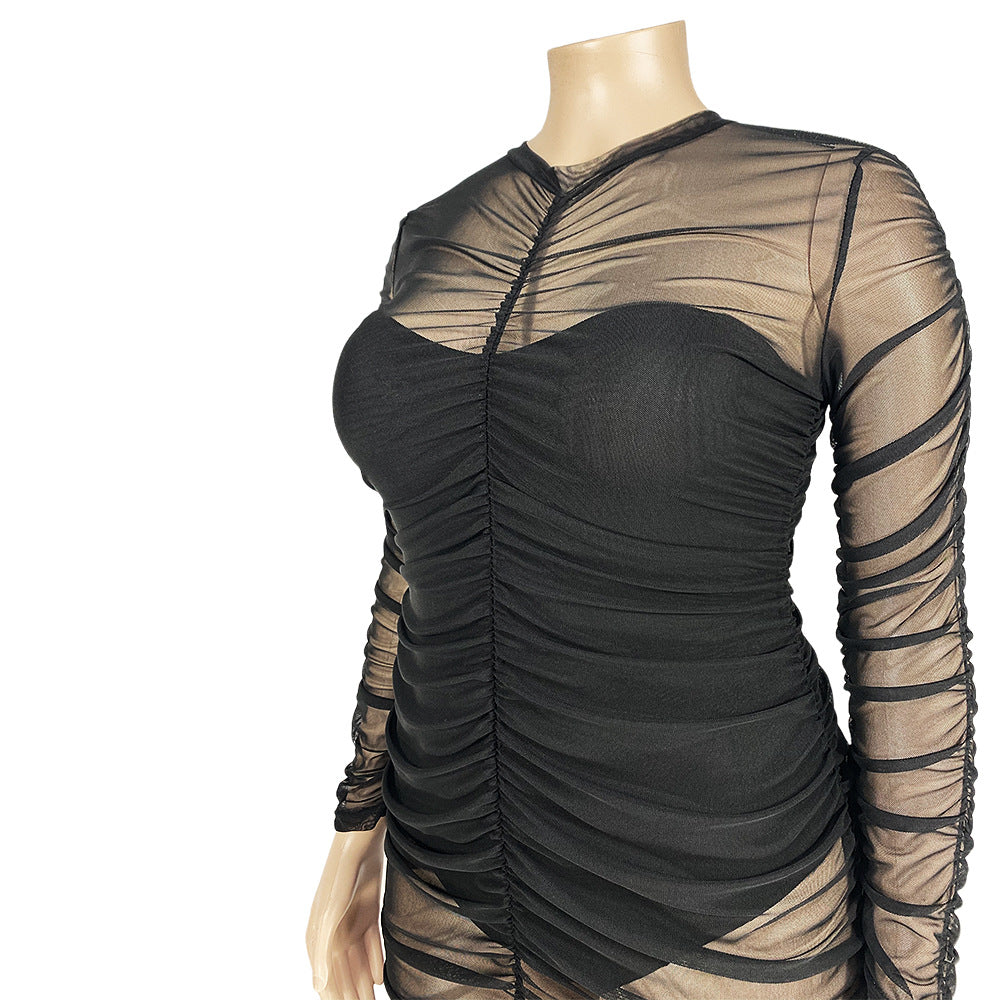 LS Curves Size Sexy Dress Women's Clothing Trend Dresses
