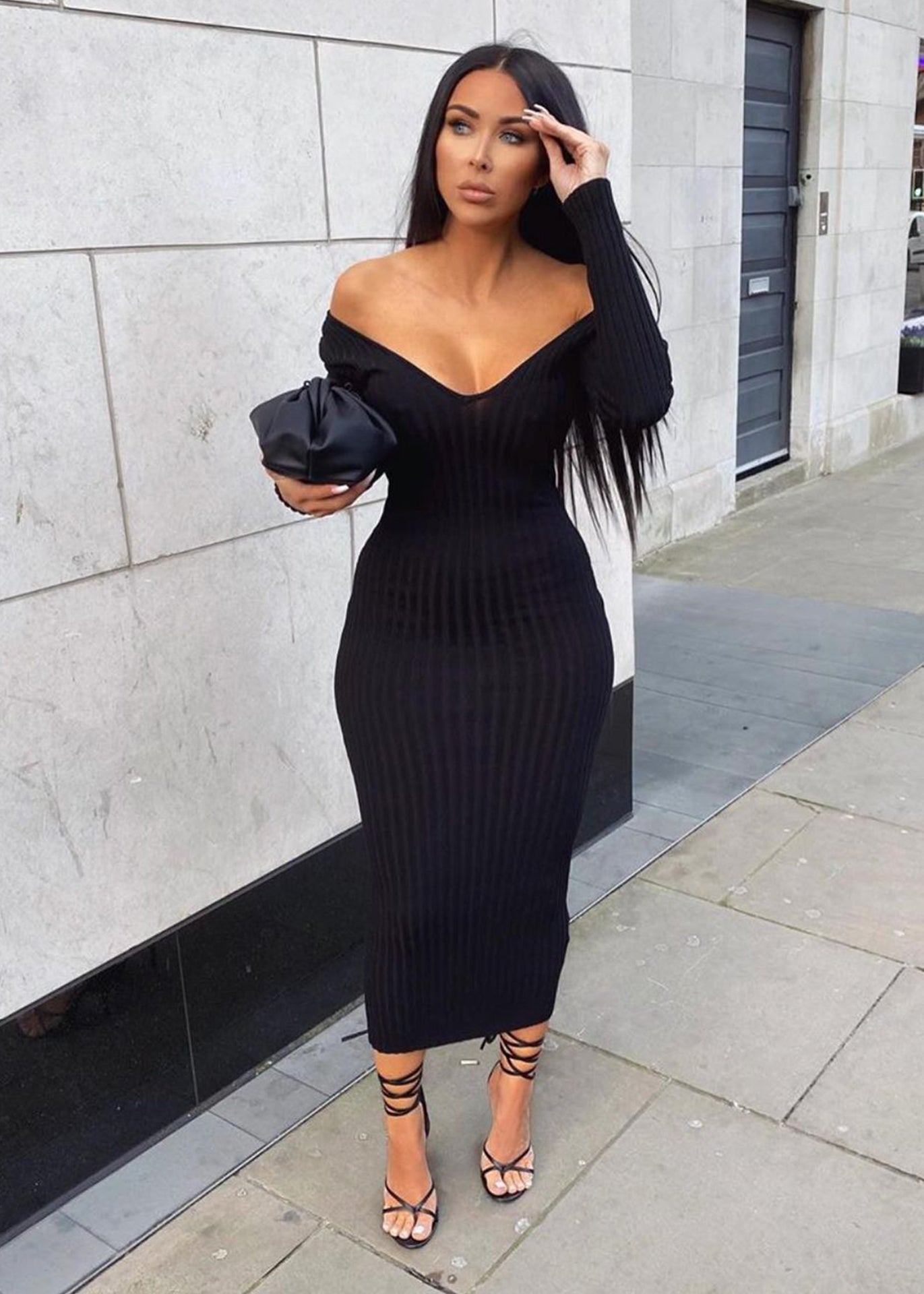 Suspender Vestidos Largos Bodycon Womens Clothing Plus Size Women Long Dress Women 2021 Fall Sexy Dresses
