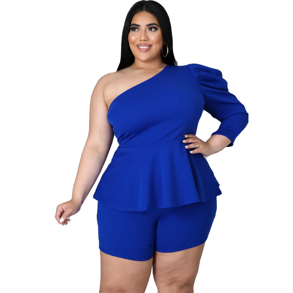 LS Curves  Women Clothing Two Piece Set Shorts Set