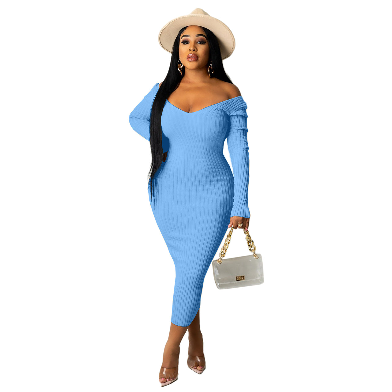 Suspender Vestidos Largos Bodycon Womens Clothing Plus Size Women Long Dress Women 2021 Fall Sexy Dresses