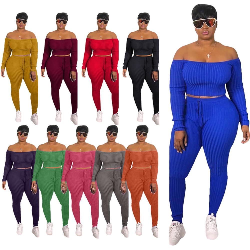New Arrivals LS Curves Sweater Women's Plus Size Sets