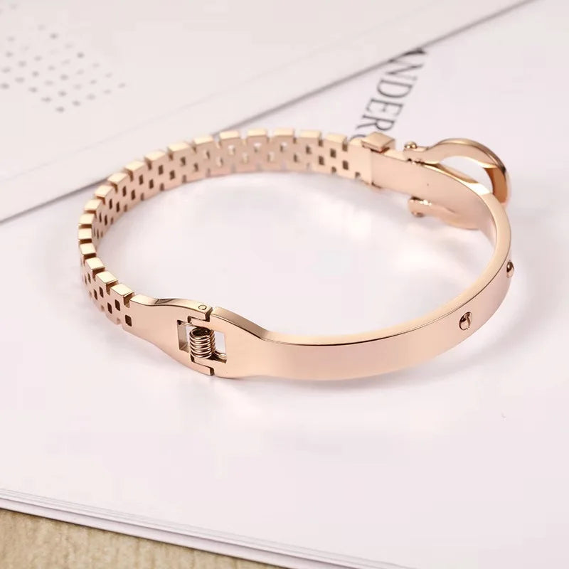 Cuffs Bracelets for Women Stainless Steel - Accessories