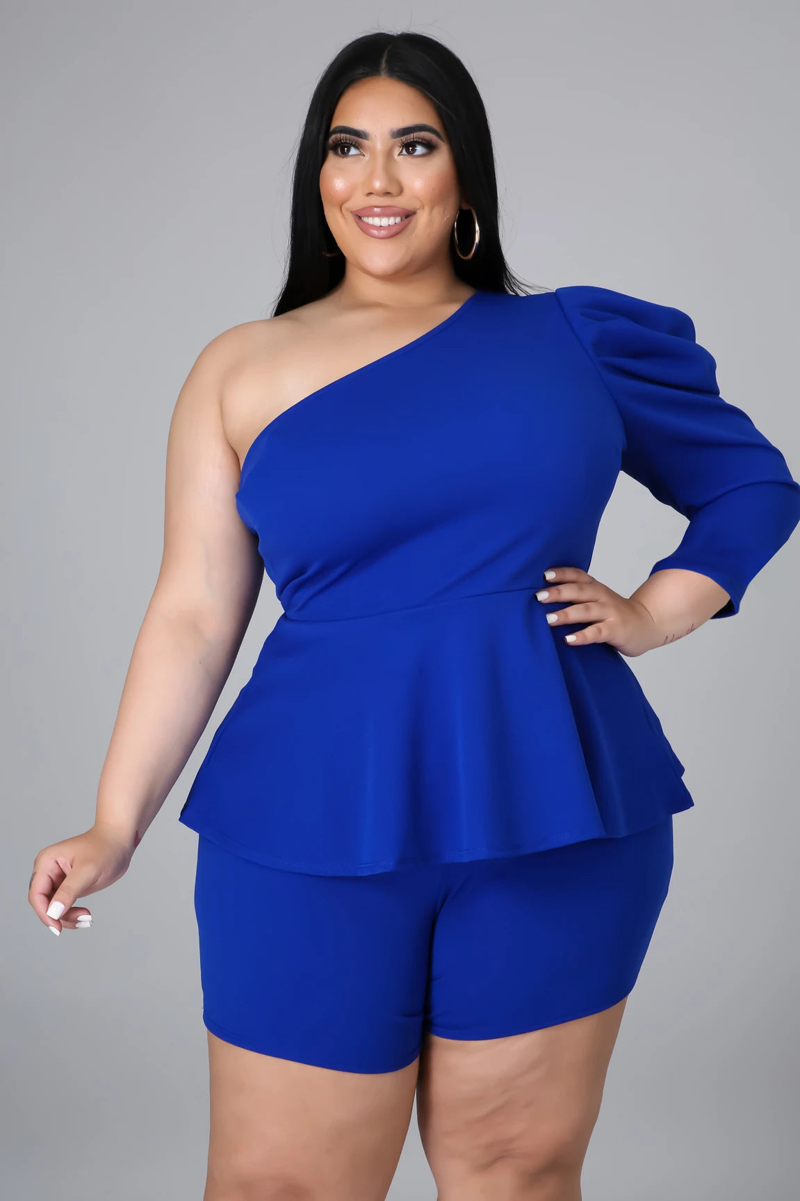 LS Curves  Women Clothing Two Piece Set Shorts Set