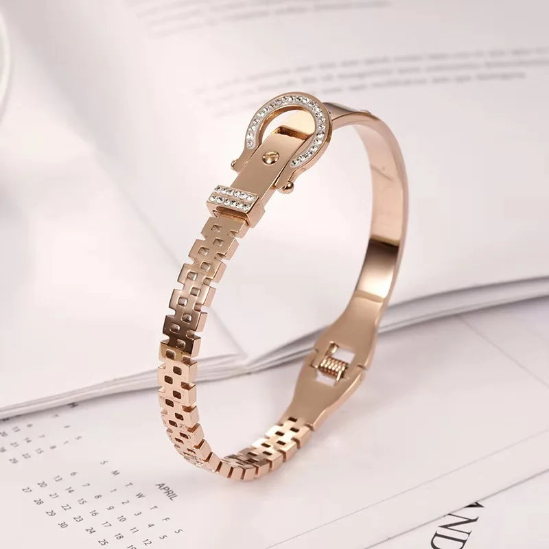 Cuffs Bracelets for Women Stainless Steel - Accessories