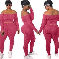 New Arrivals LS Curves Sweater Women's Plus Size Sets
