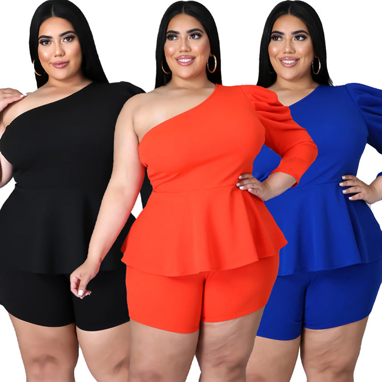 LS Curves  Women Clothing Two Piece Set Shorts Set