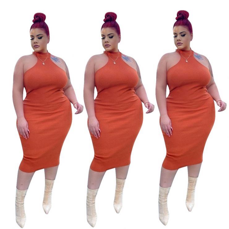 LS Curves Fondpink High Quality Bodycon Plus Size Vestidos Mujer Woman Clothing 2021 Plus Size Dress Women Sexy Dresses