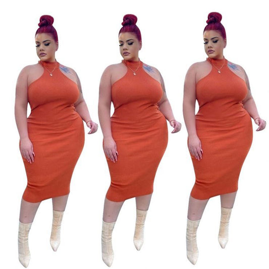 LS Curves Fondpink High Quality Bodycon Plus Size Vestidos Mujer Woman Clothing 2021 Plus Size Dress Women Sexy Dresses