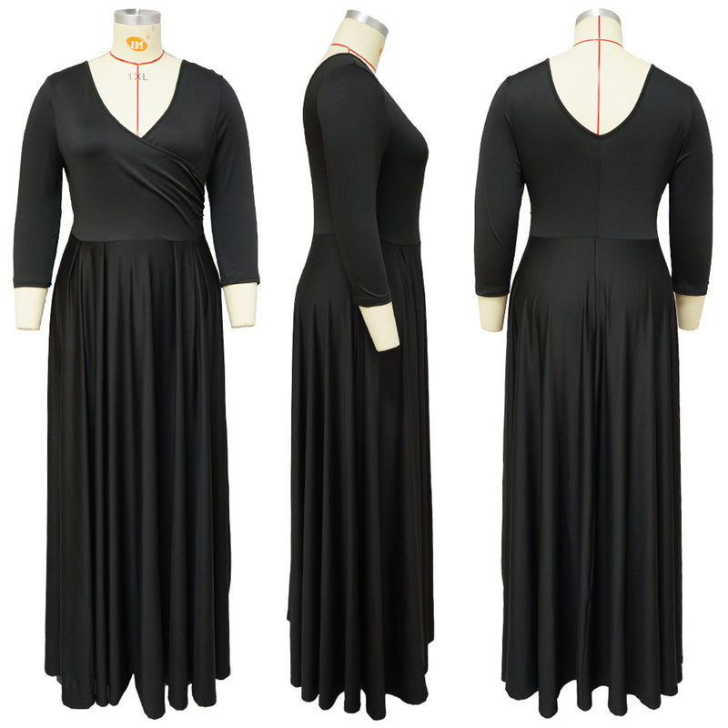 LS Curves  Women's Casual Maxi Dress