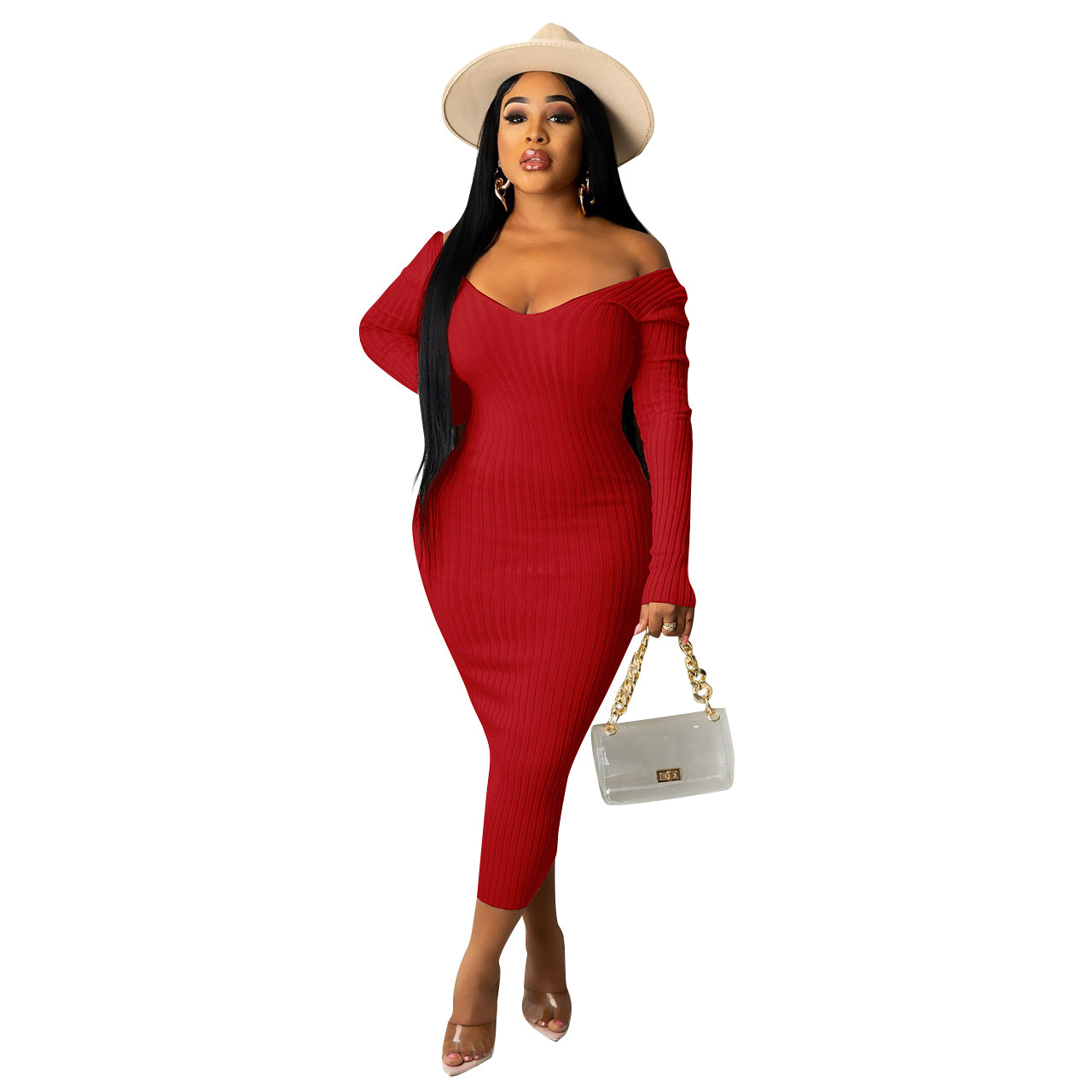 Suspender Vestidos Largos Bodycon Womens Clothing Plus Size Women Long Dress Women 2021 Fall Sexy Dresses
