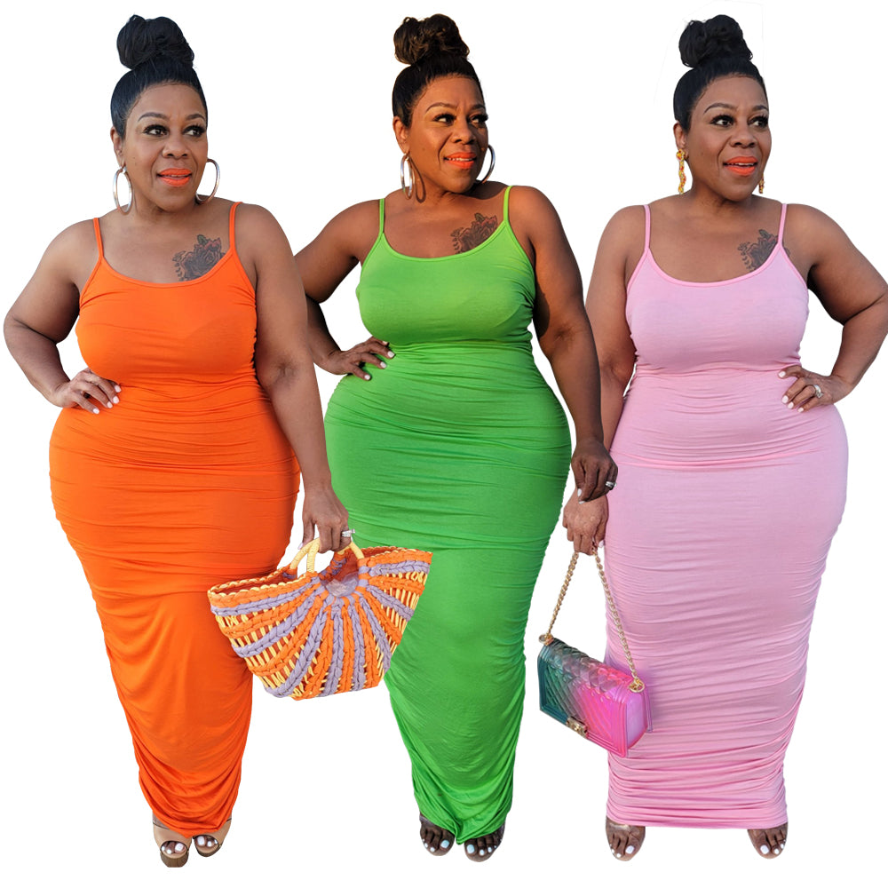 LS Curves Plus Size Women Summer Dress