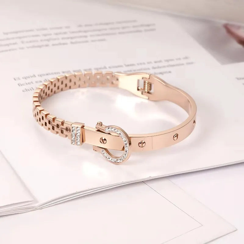 Cuffs Bracelets for Women Stainless Steel - Accessories