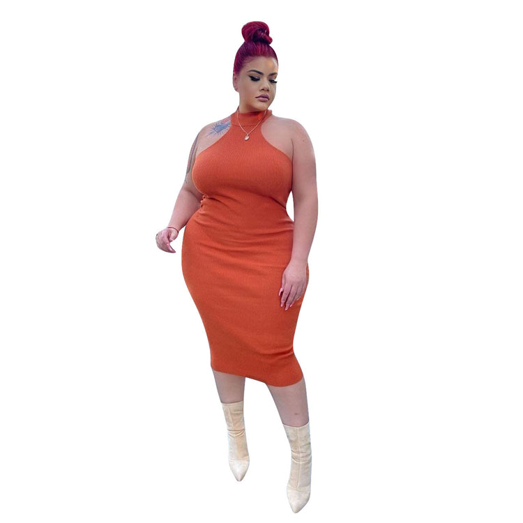 LS Curves Fondpink High Quality Bodycon Plus Size Vestidos Mujer Woman Clothing 2021 Plus Size Dress Women Sexy Dresses